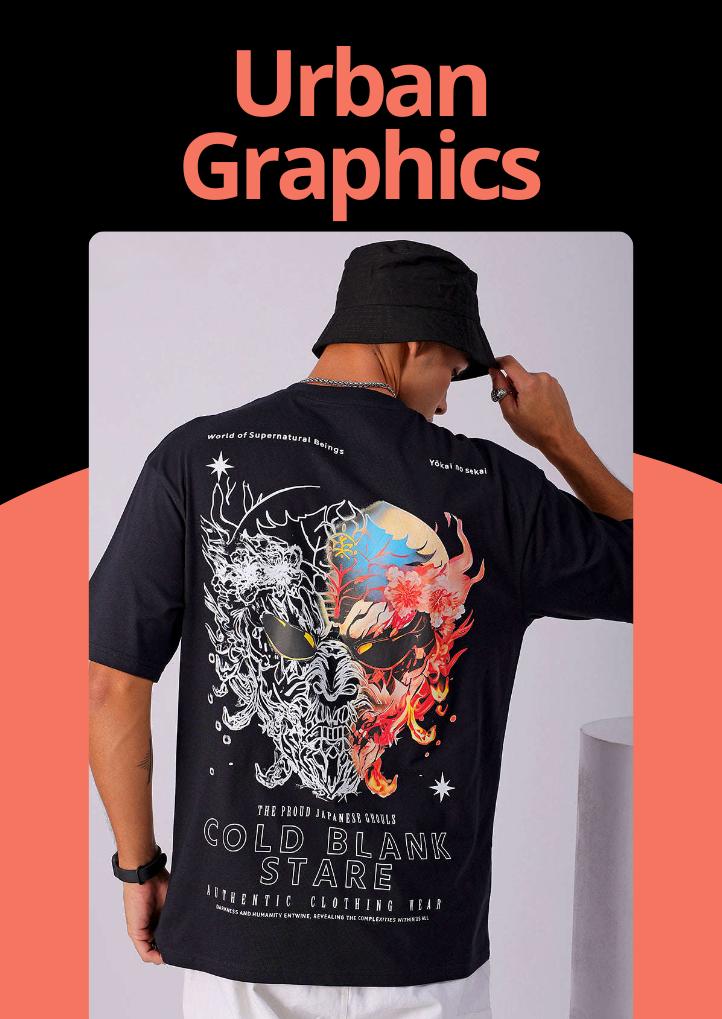 Back Printed T-Shirts For Men