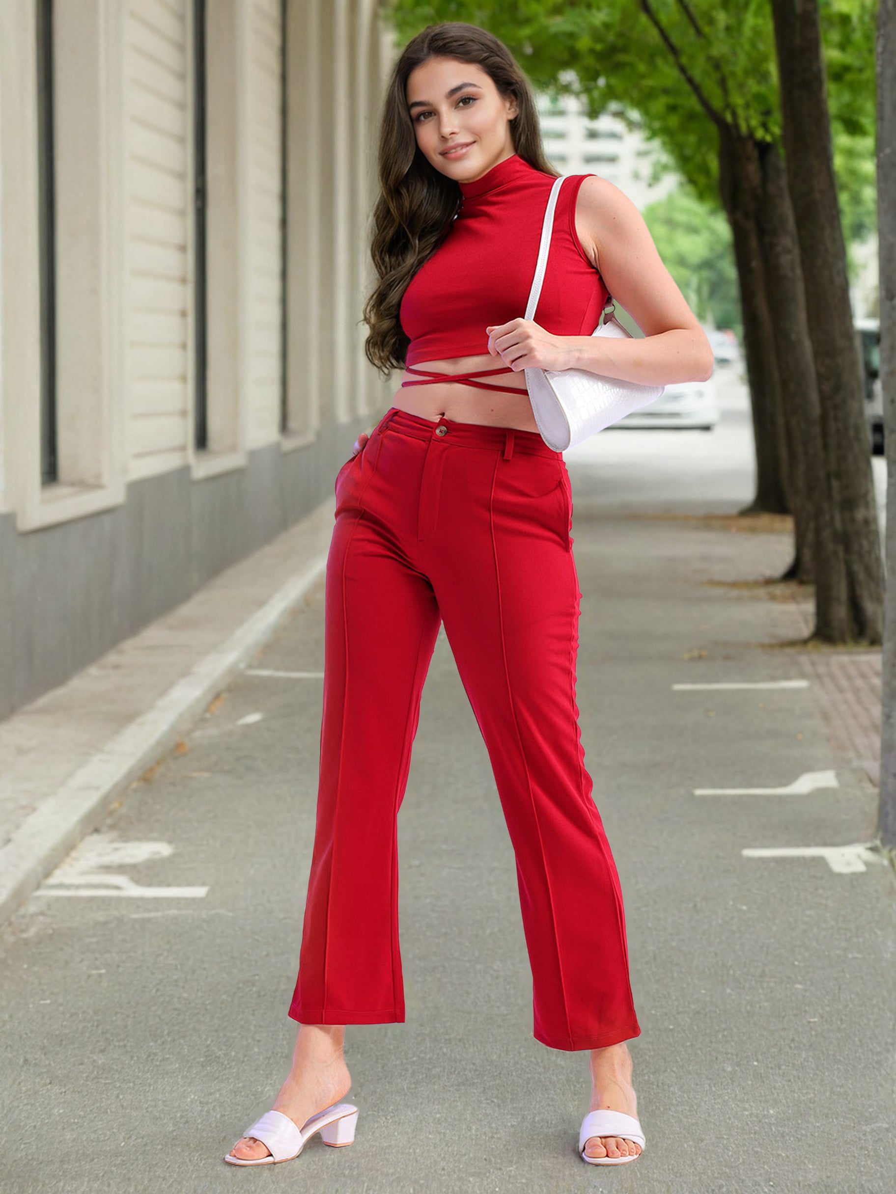 Women's Tie Up Co-Ord Set