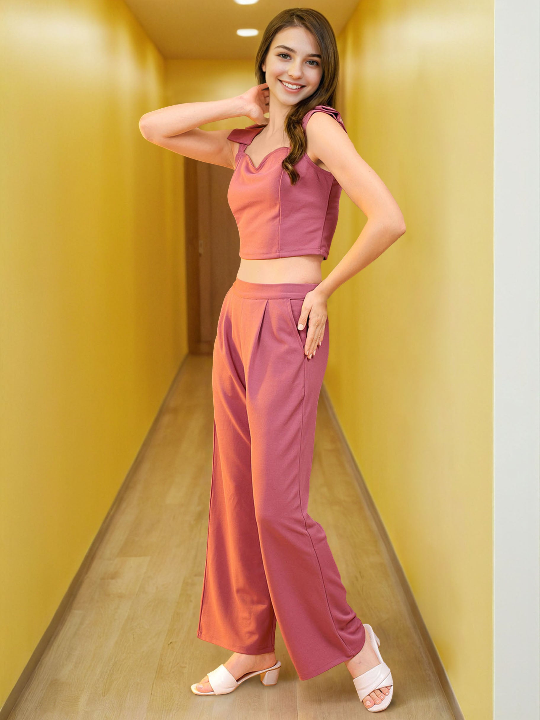 Women's Tie Up Co-Ord Set