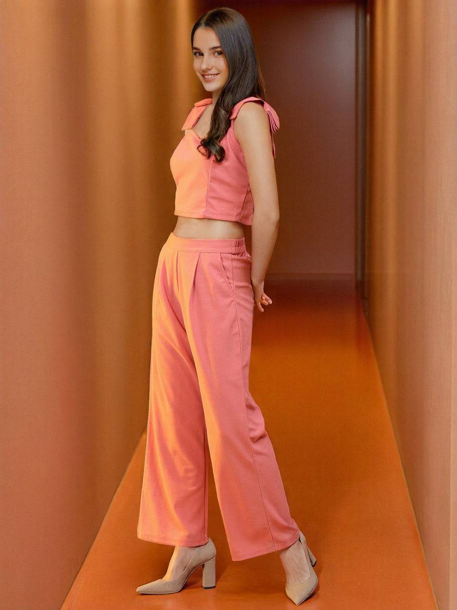 Women's Tie Up Co-Ord Set