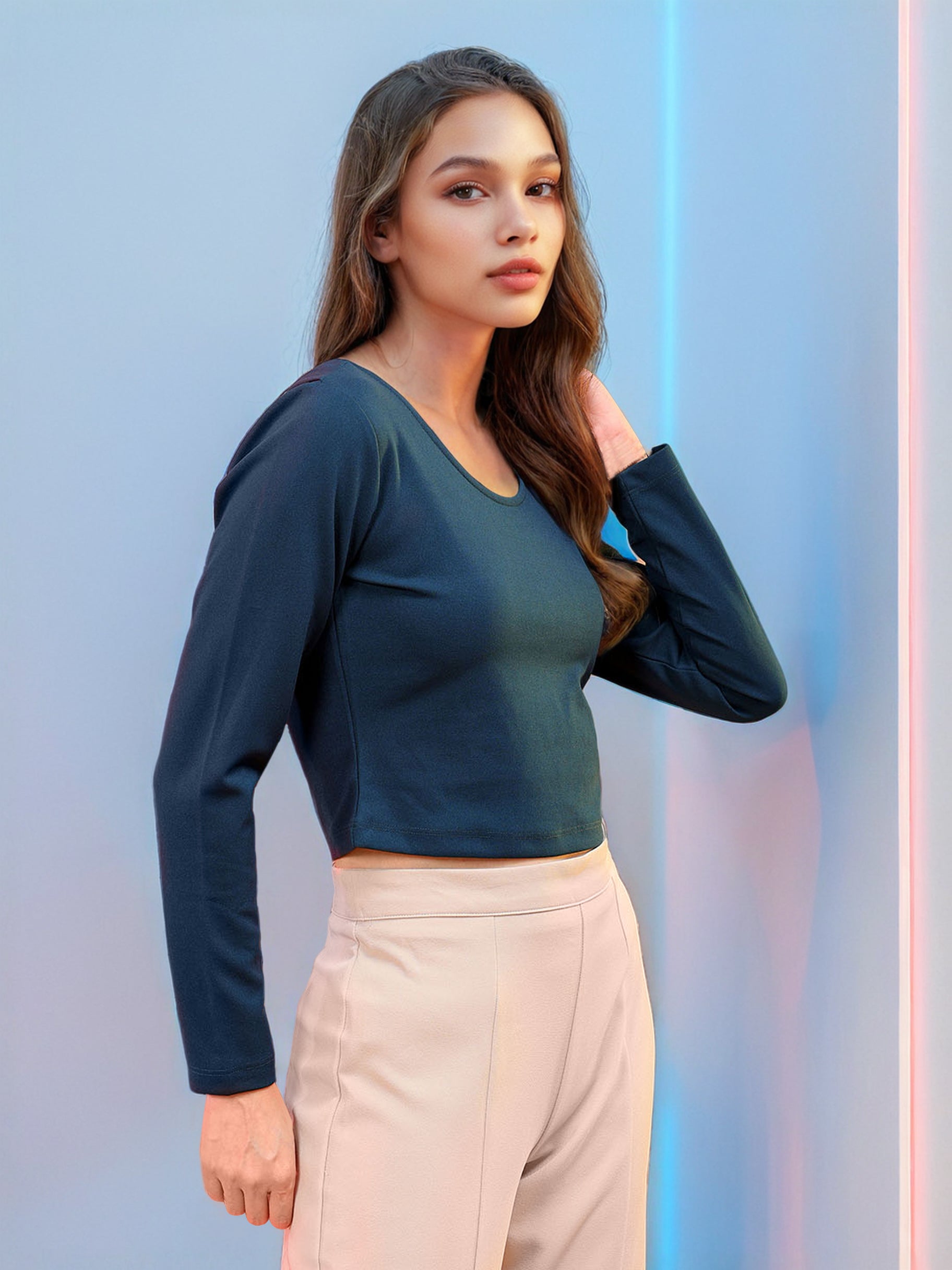 Women's Top With Cris Cross Back