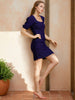 Women's Fitted Corduroy Puff Sleeve Dress