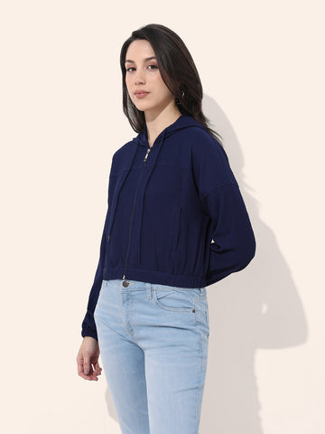 Women's Corduroy Hooded Jacket