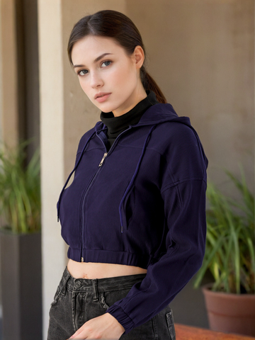 Women's Corduroy Hooded Jacket