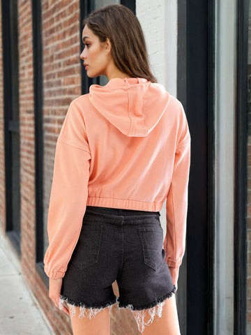 Women's Corduroy Hooded Jacket