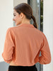 Women's Patch Pocket Corduroy Crop Shirt