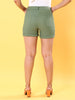 Women's Fitted Corduroy Shorts