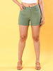 Women's Fitted Corduroy Shorts