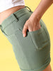 Women's Fitted Corduroy Shorts
