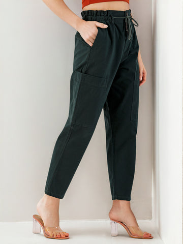 Women's Cargo Pocket Corduroy Flare Pant