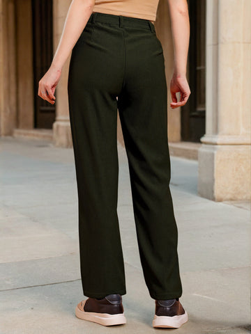 Women's Cut And Sew Tapered Corduroy Pant