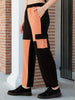 Women's Corduroy Colorblock Cargo Pocket Pant