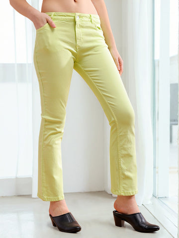 Women's Overdyed Bootcut Denim Jeans