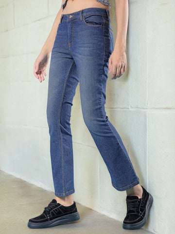 Women's Rag Wash Tinted Bootcut Denim Jeans