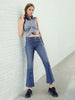 Women's Rag Wash Tinted Bootcut Denim Jeans