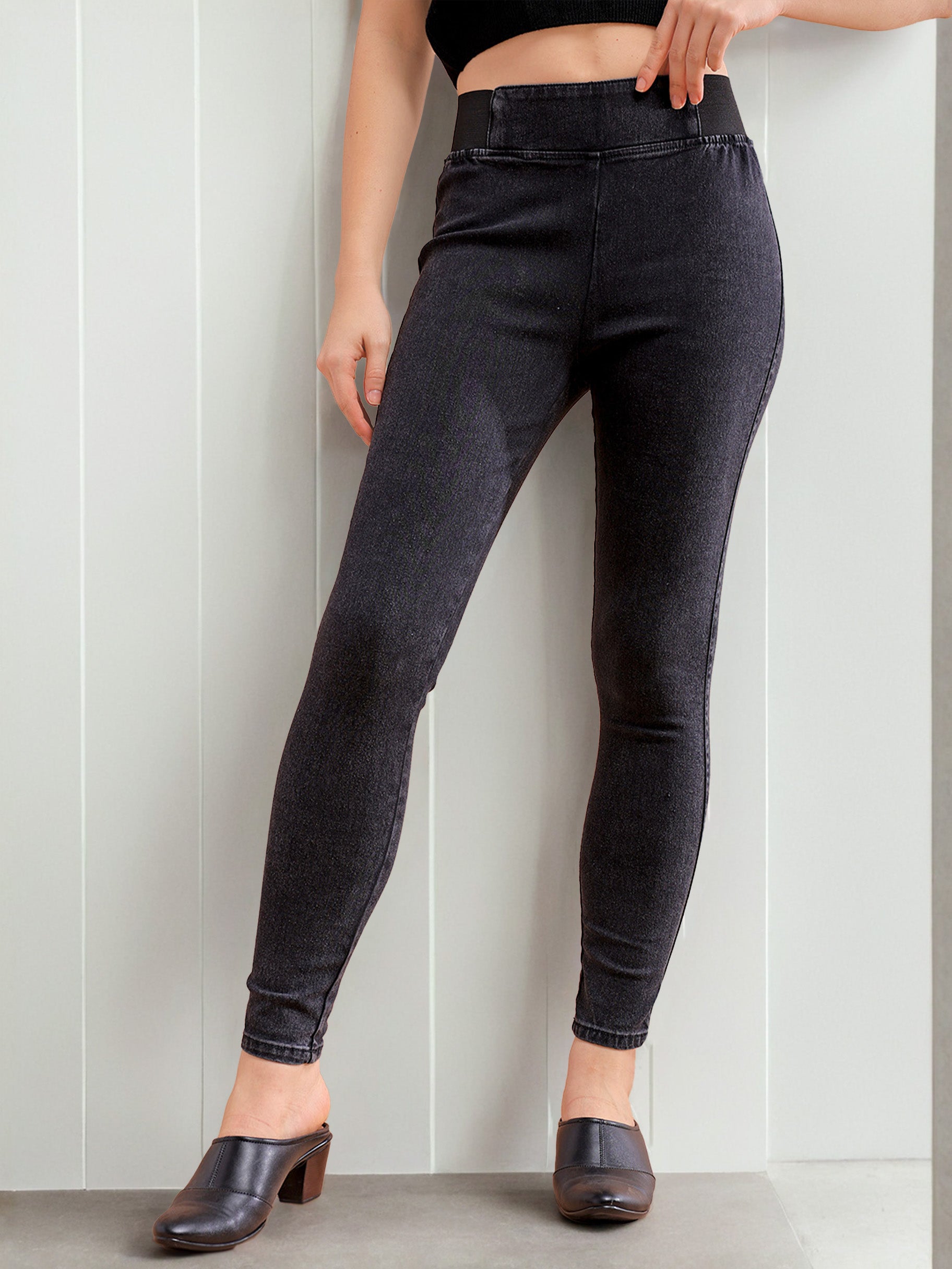 Women's Elasticated Denim Jegging