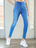 Women's Mid Wash Skinny Fit Denim Jeans
