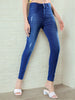 Women's Dark Wash Skinny Fit Denim Jeans
