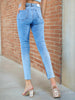 Women's Rag Wash Skinny Fit Denim Jeans