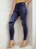 Women's Distressed Slim Fit Jeans