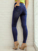 Women's Distressed Slim Fit Jeans