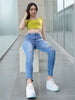 Women's Distressed Slim Fit Jeans