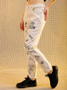 Women's Printed Straight Fit Jeans