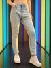 Women's Light Wash Straight Fit Denim Jeans
