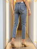 Women's Distressed Straight Fit Jeans