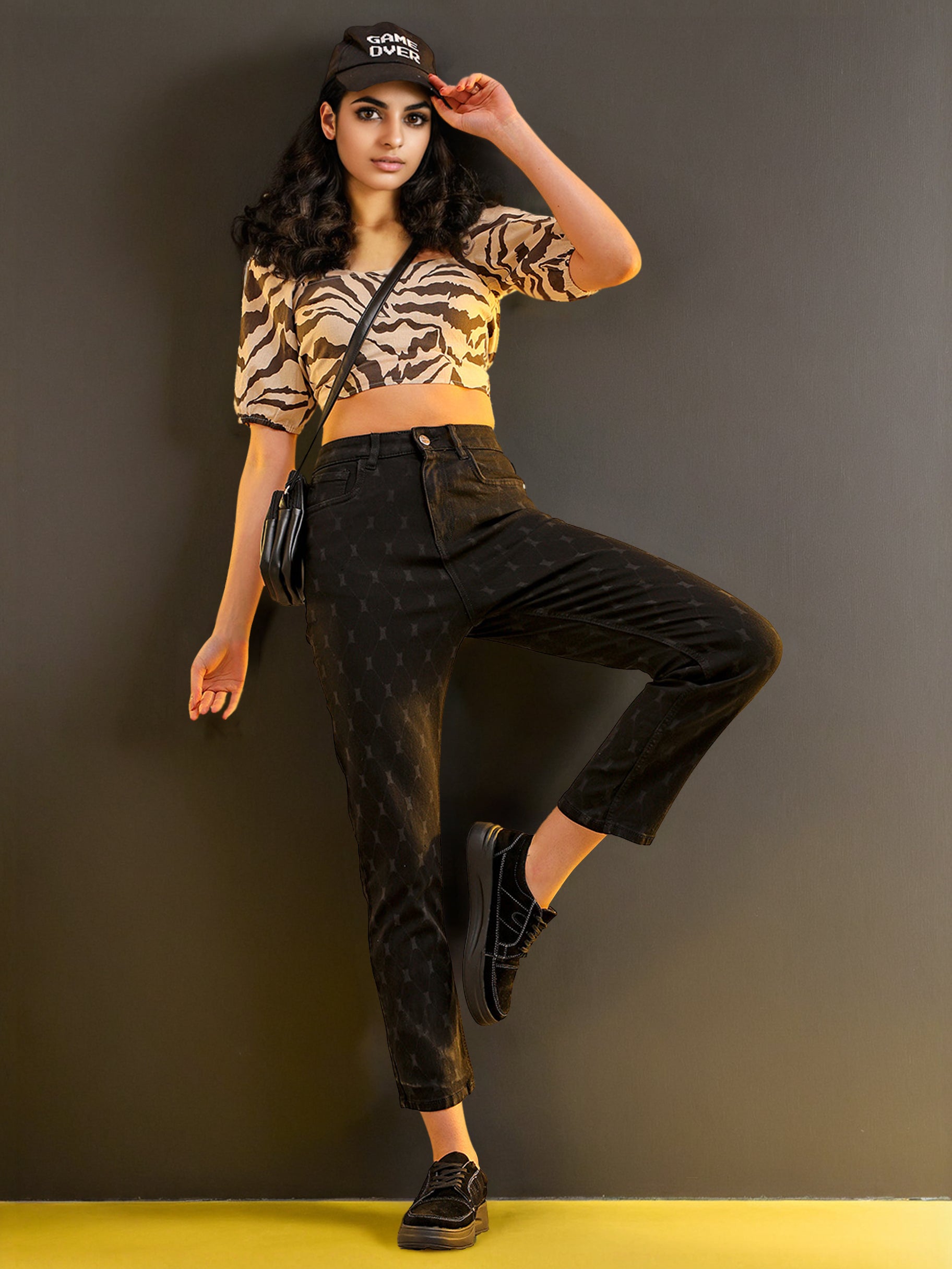 Women's Laser Straight Fit Denim Jeans