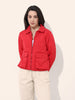 Women's Cargo Pocket Crop Winter Jacket