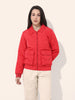 Women's Cargo Pocket Crop Winter Jacket