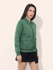 Women's Cargo Pocket Crop Winter Jacket