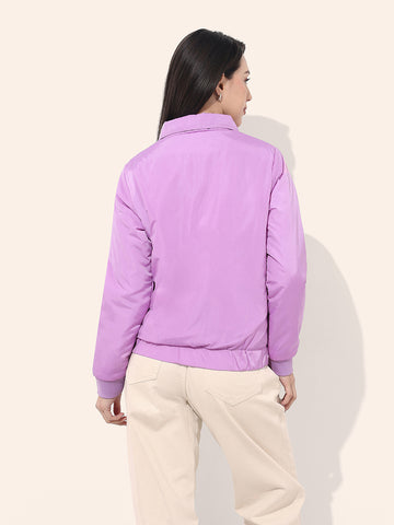 Women's Cargo Pocket Crop Winter Jacket