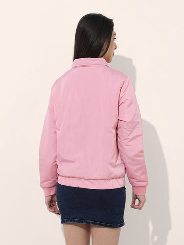 Women's Cargo Pocket Crop Winter Jacket