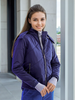Women's Quilted Jacket With Fur Insert