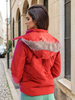 Women's Quilted Jacket With Fur Insert