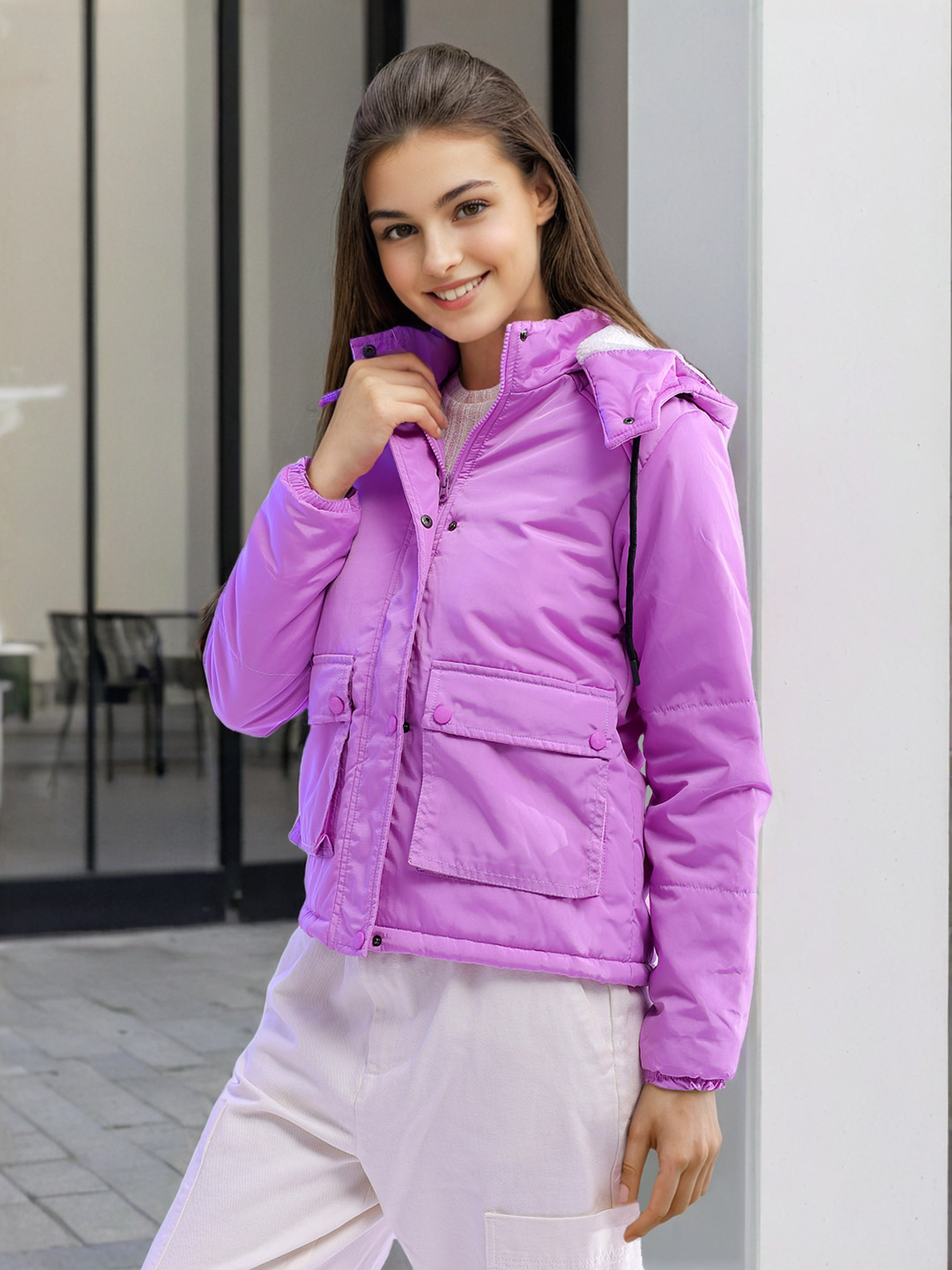 Women's Winter Crop Jacket