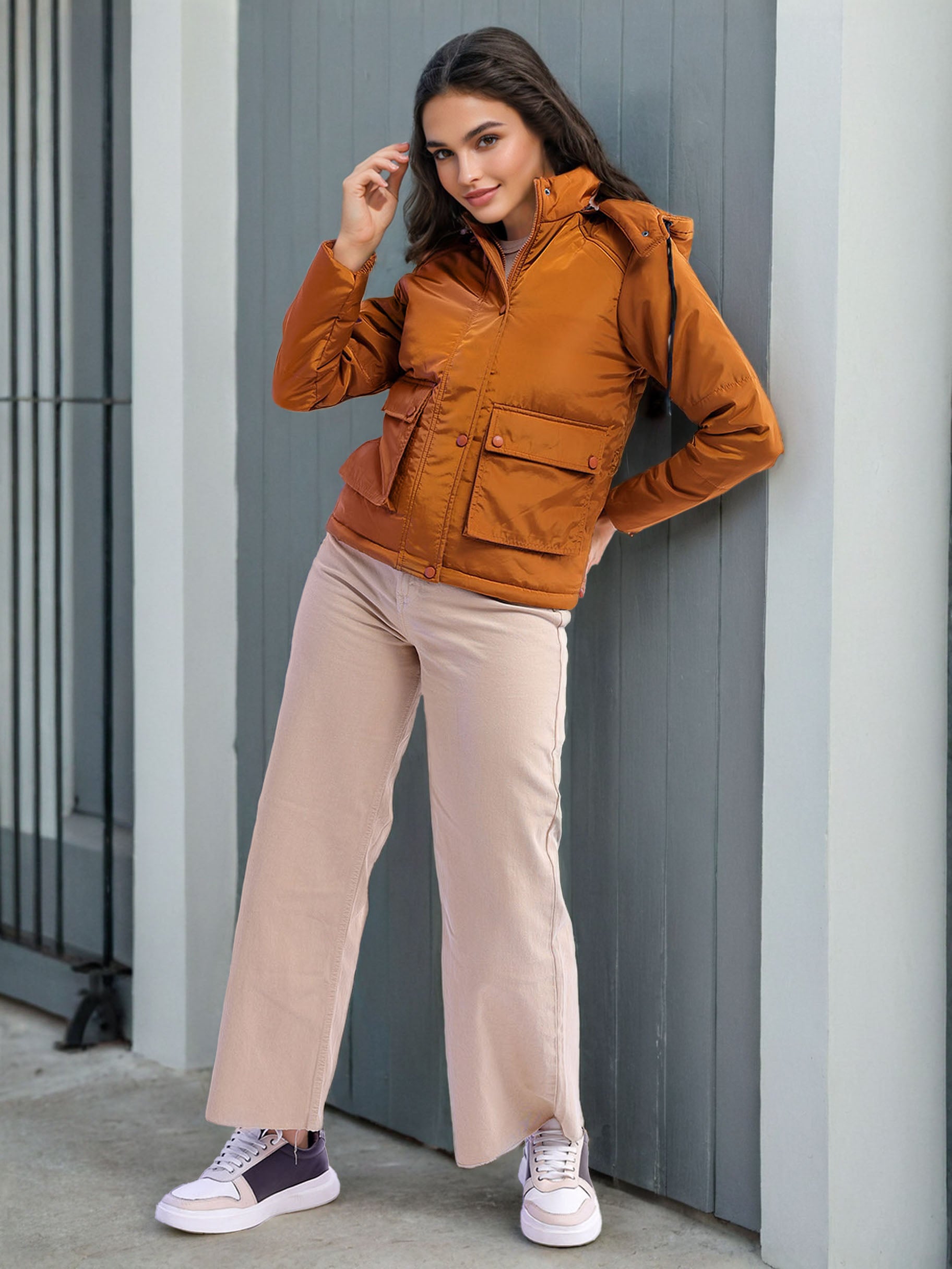 Women's Winter Crop Jacket
