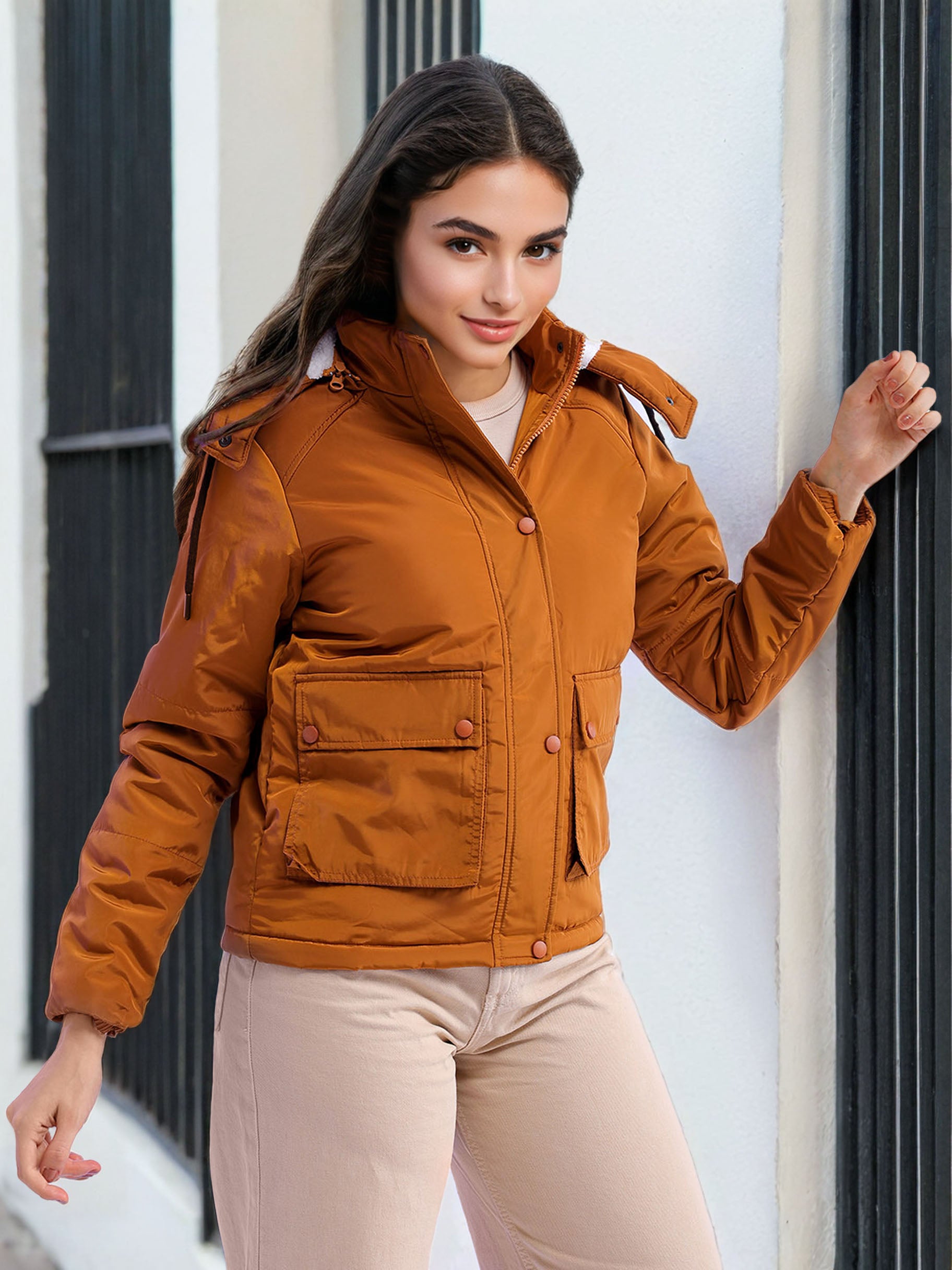 Women's Winter Crop Jacket