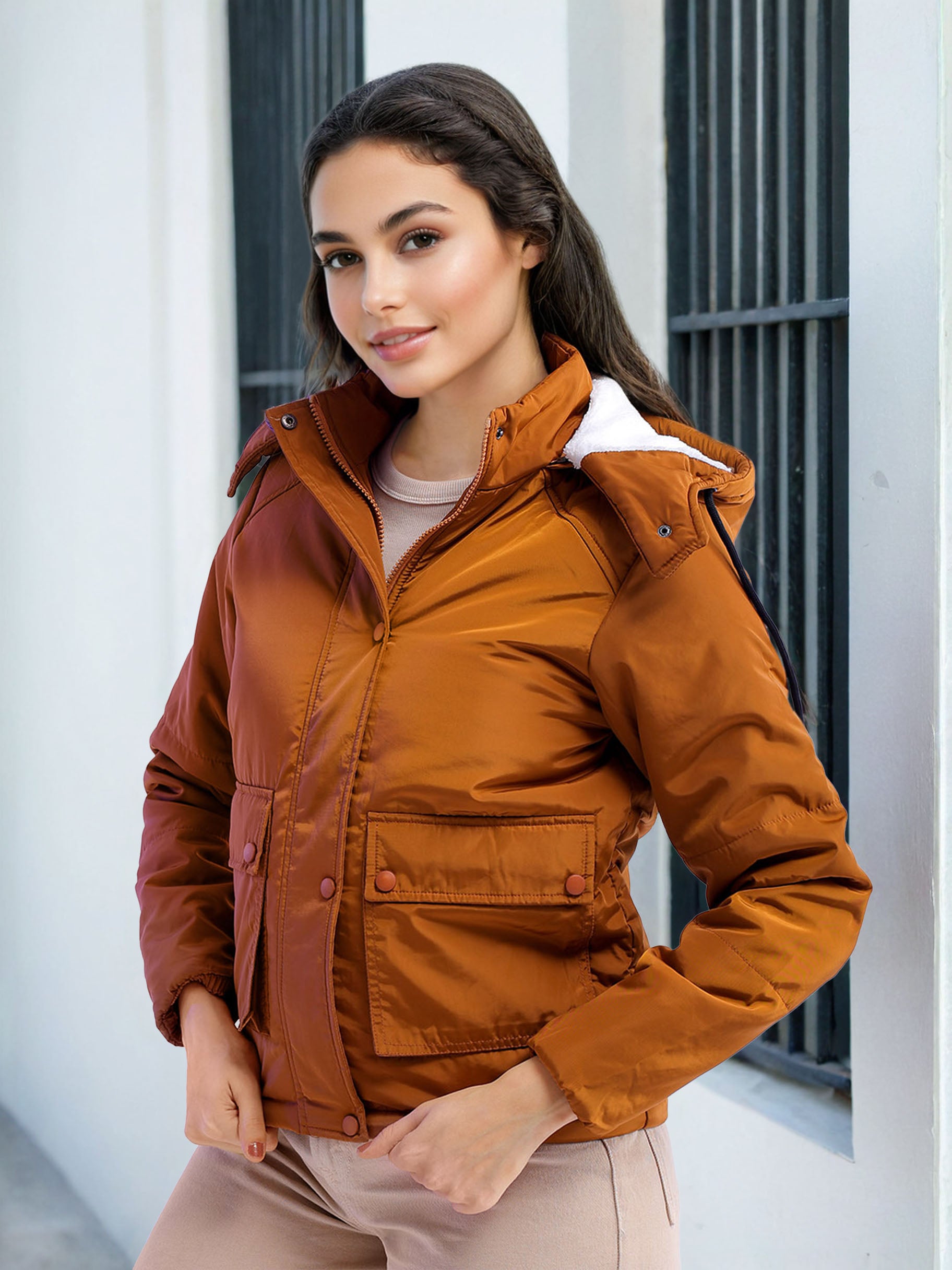 Women's Winter Crop Jacket