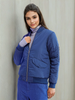 Women's Crop Bomber Jacket With Flap Pocket