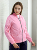 Women's Crop Bomber Jacket With Flap Pocket