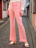 Women's Solid Bootcut Pant