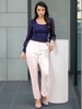 Women's Solid Tapered Pant
