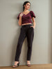 Women's Solid Tapered Pant