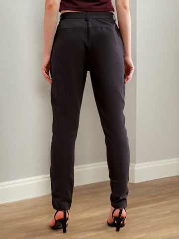 Women's Solid Tapered Pant