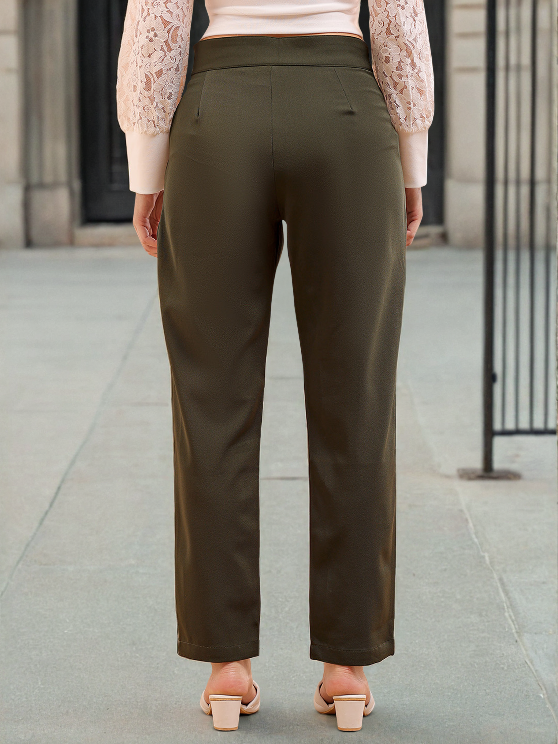 Women's Solid Trouser