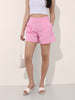 Women's Solid Flared Shorts