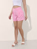 Women's Solid Flared Shorts